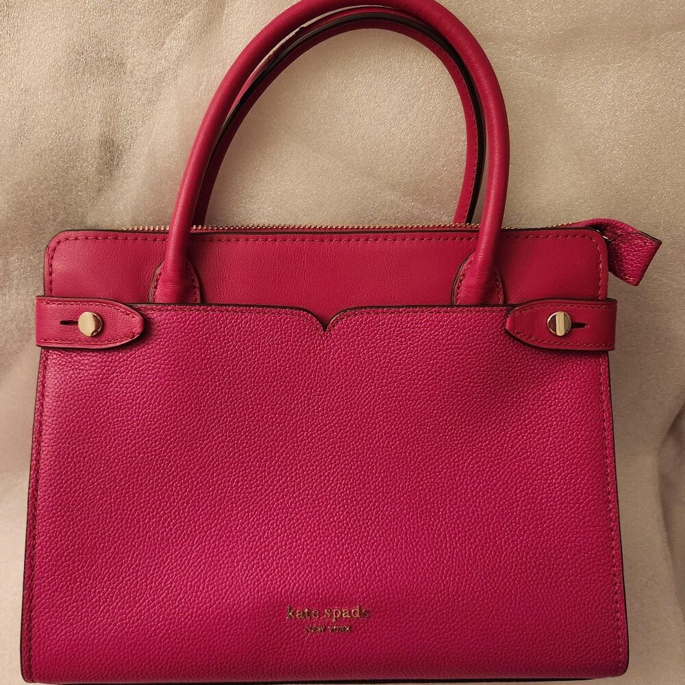 FWT Kate Spade Classic Medium Satchel & Wallet K5533-1 Anemone Pink